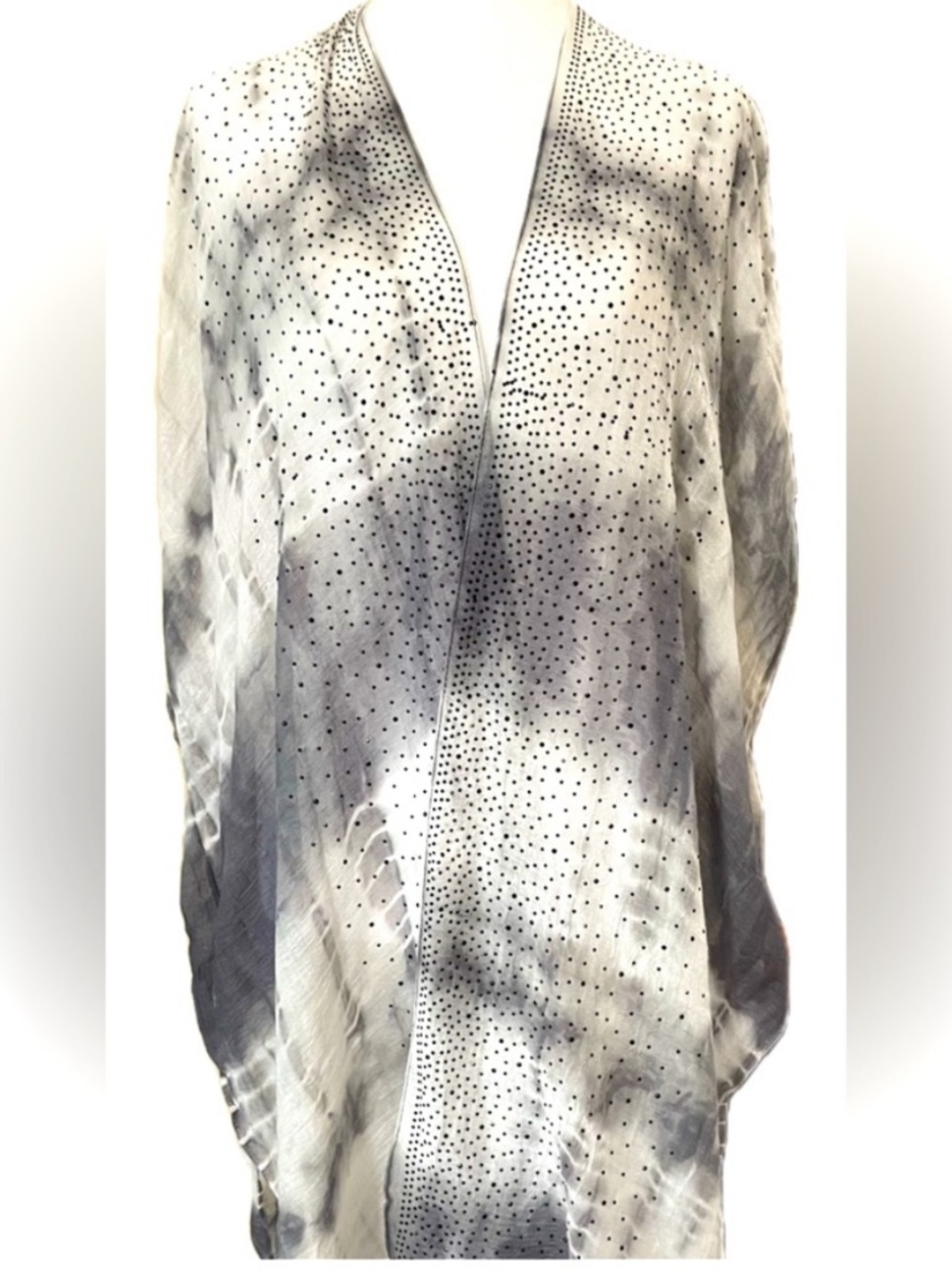 Embellished tie-dye Print Kimono